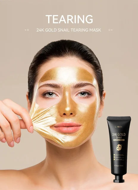 Laikou Peel Off 24K Gold Snail Collagen Mask