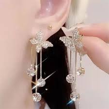 Elegant Long Pearl Tassel Chain Pendant Party Jewelry